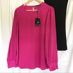 NWT Gorgeous Pink Long Sleeve Top